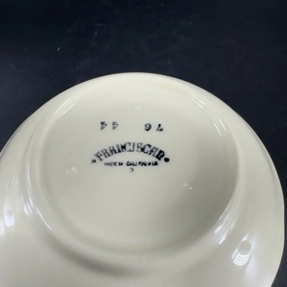 Vintage Franciscan Apple Pattern Bowl Dish‎ Single USA Replacement Porcelain VTG